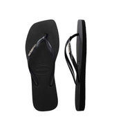 Havaianas Women's Slim Square Metalic Logo Thongs
